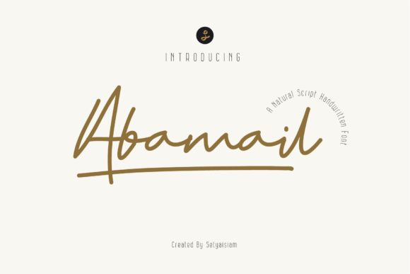 Abamail: A Handwritten Font for Editorial Design
