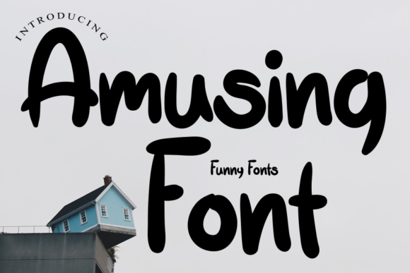 Amusing: A Relaxed Handwritten Font for Editorial Design