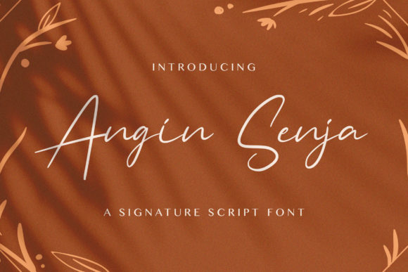 Angin Senja: A Premium Script Font for Campaigns