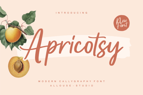 Apricotsy: A Playful Script Font for Your Brand