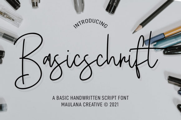 Basicschrift: A Friendly Handwritten Font for Branding