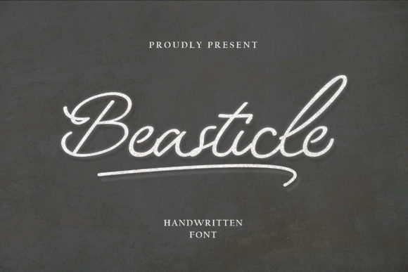 Beasticle: A Sweet Script Font for Brand Identity