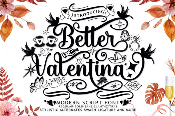 Better Valentina Duo: A Retro Font for Modern Campaigns