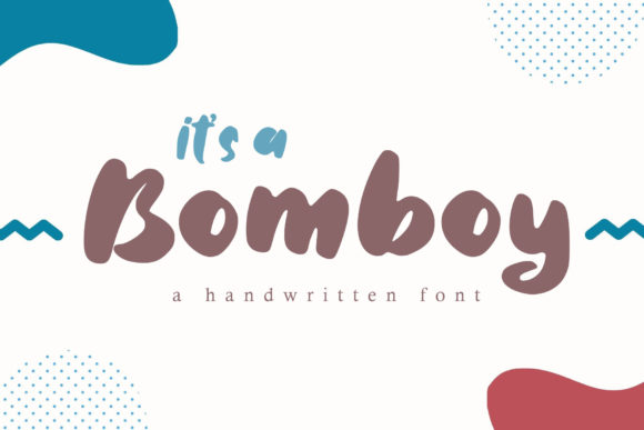 Bomboy: A Sweet Handwritten Font for Crafters