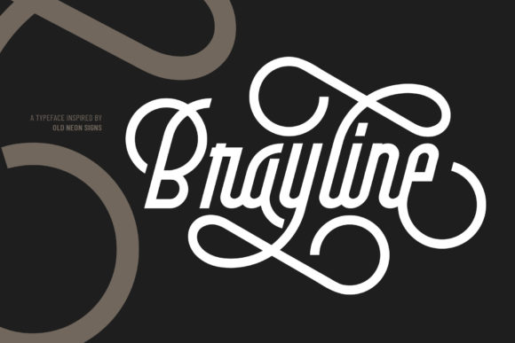 Brayline: A Vintage Handwritten Font for Crafters