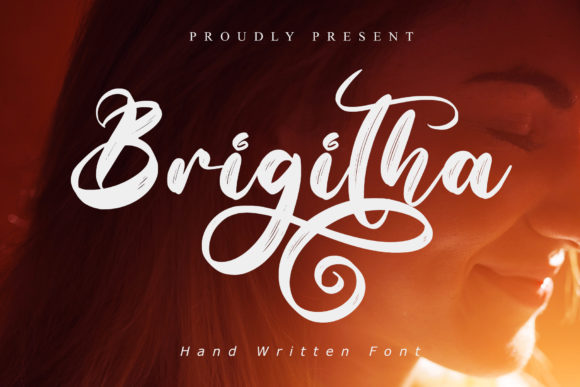 Brigitha: A Refined Script Font for Editorial Design