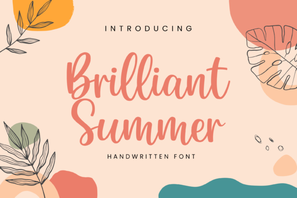 Brilliant Summer: A Handwritten Font for Web Design