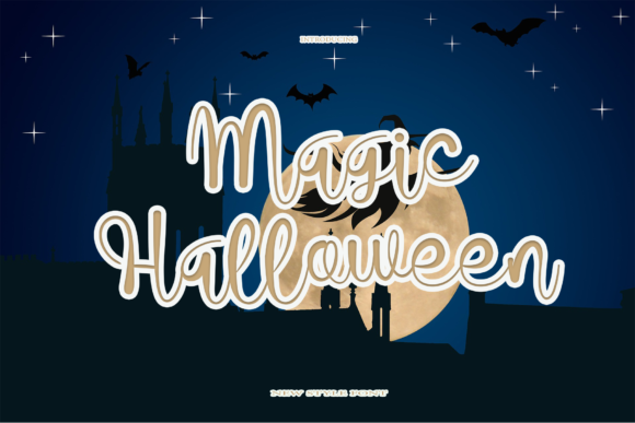 Bring Elegance to Your Crafts with Magic Halloween Font
