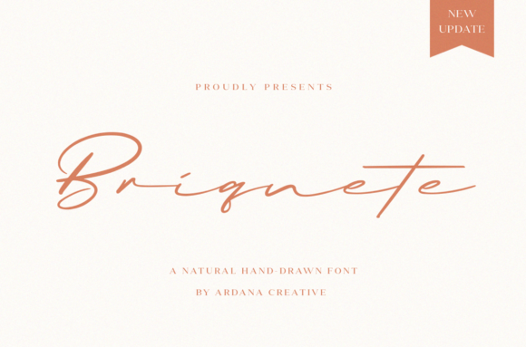 Briquete: A Refined Script Font for Makers