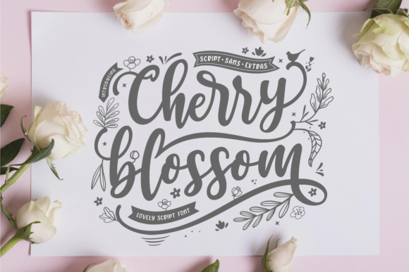 Cherry Blossom Font: A Campaign Design Story