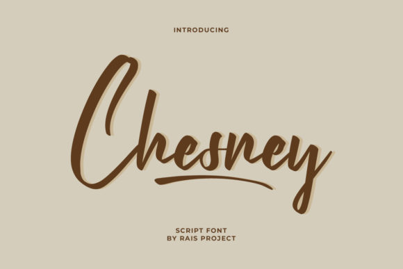 Chesney: The Script Font That Elevates Your Brand