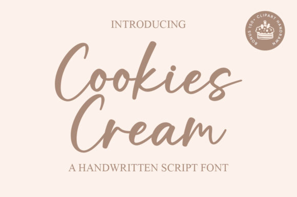 Cookies Cream: A Stylish Script Font for Campaigns