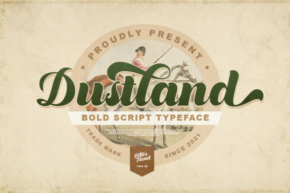 Dustland: A Vintage Handwritten Font for Modern Web Design