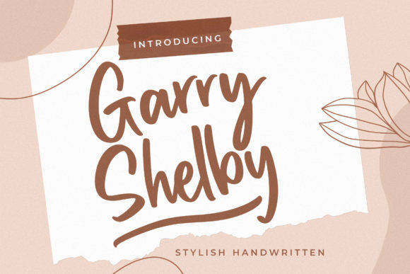 Garry Shelby: A Handwritten Font for Modern Web Design