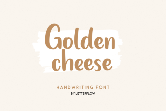 Golden Cheese: A Friendly Handwritten Font for Brands