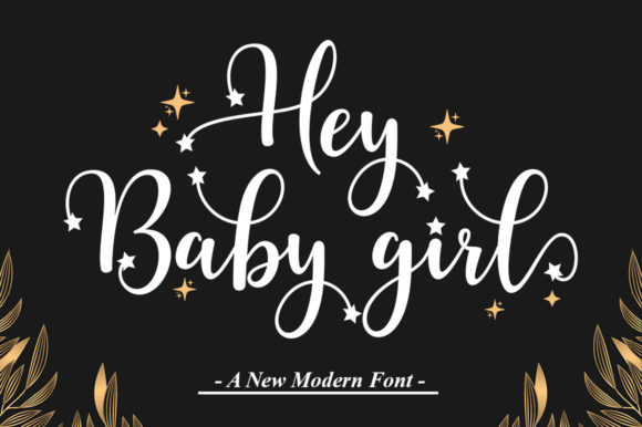 Hey Baby Girl: A Delicate Script Font for Editorial Design