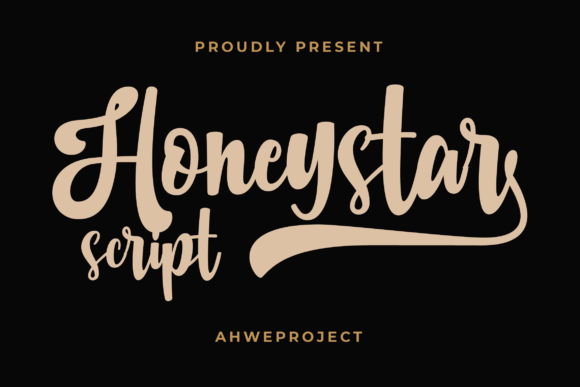 Honeystar: A Bold Handwritten Font for Editorial Design
