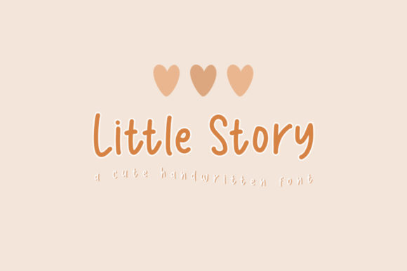 Little Story: A Handwritten Font for Editorial Design