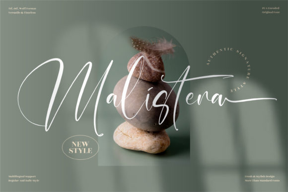 Malistera: The Elegant Handwritten Font for Crafters