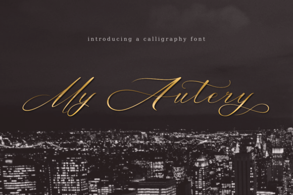 My Autery: A Dainty Script Font for Web Design