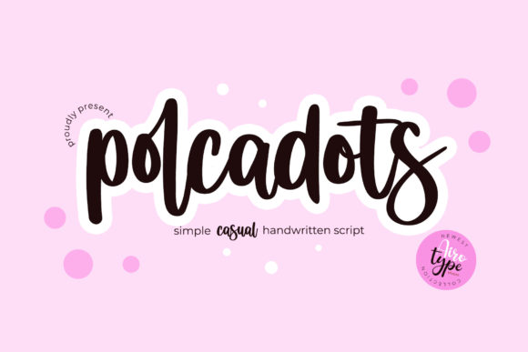 Polcadots: A Premium Script Font for Brand Identity