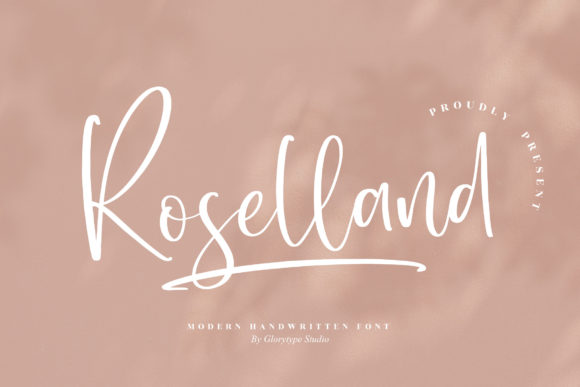 Roselland: A Beautiful Script Font for Makers