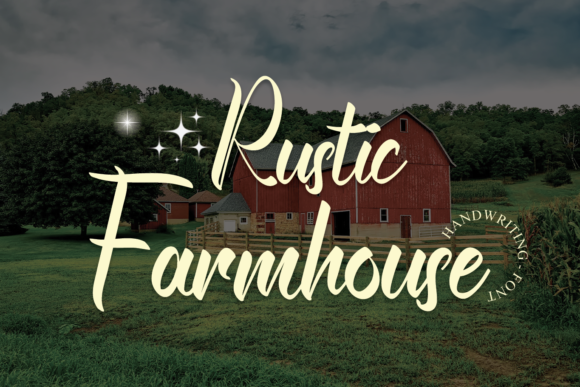 Rustic Farmhouse: A Premium Script Font for Brand Identity