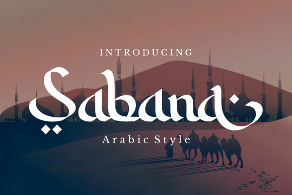 Sabana: A Luxury Arabic Script Font for Editorial Design