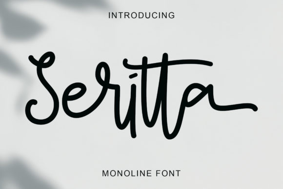 Seritta: A Friendly Handwritten Font for Web Design