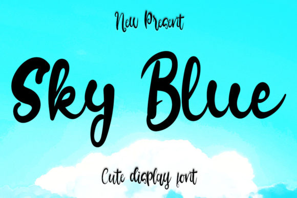 Sky Blue: A Designer's Review of This Script Amp Type