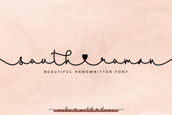 South Roman: A Handwritten Font for Modern Web Design