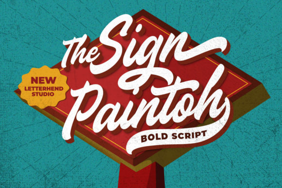 The Sign Paintoh: A Bold Handwritten Font for Marketers