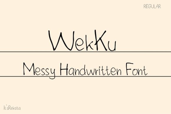 Wekku: A Cozy Handwritten Font for Editorial Design
