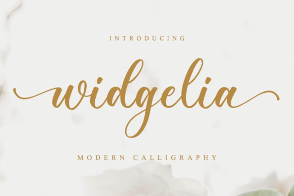 Widgelia: A Delicate Handwritten Font for Makers