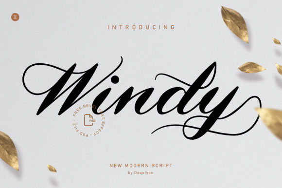 Windy: A Premium Script Font for Digital Design